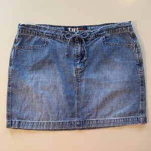 Women's Blue Denim Mini Skirt